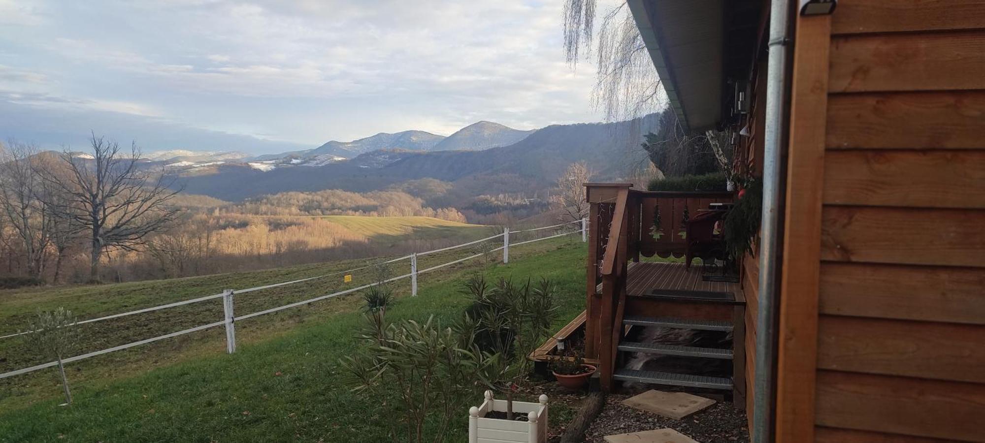 Domaine Le Lanis "Cabane De Pauline" Saint-Girons  Eksteriør billede